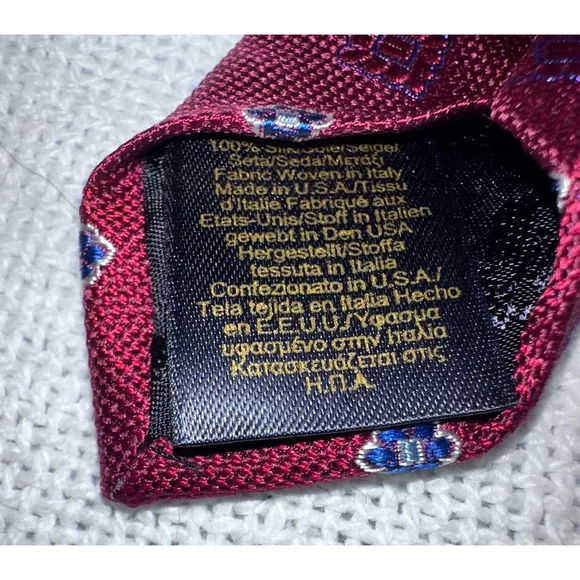 NWT Men’s Brooks Brothers 100% Silk Dress Maroon Neck Tie